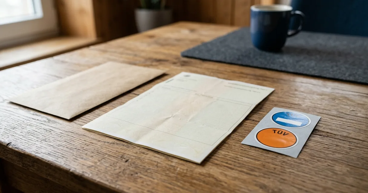 Stempelplaketten nach Online-Zulassung: Was per Post kommt
